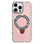 Rhinestone Glitter Kickstand Dual-side IMD Phone Case, For iPhone 17 Pro Max, For iPhone 17 Pro, For iPhone 17, For iPhone Air, For iPhone 16 Pro Max, For iPhone 16 Pro, For iPhone 16 Plus, For iPhone 16