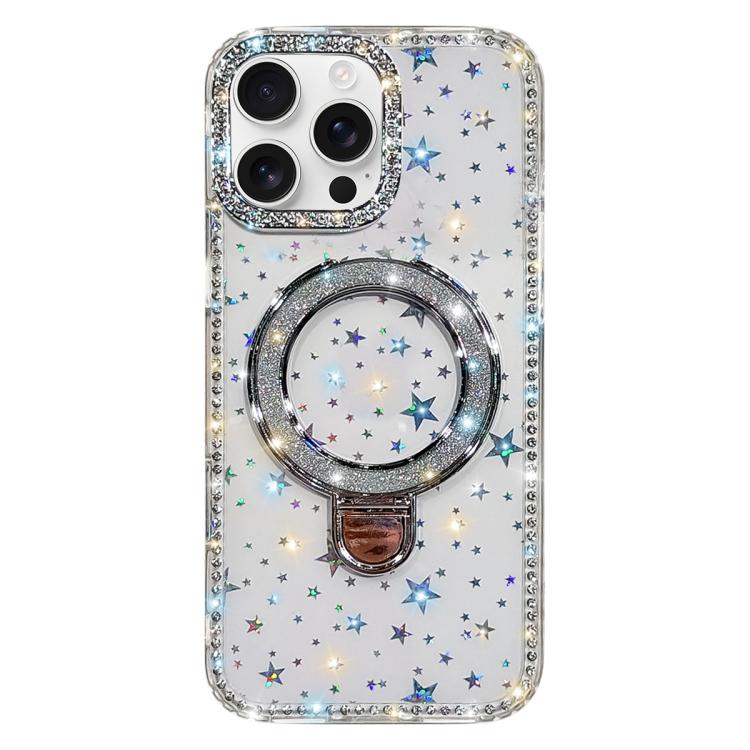 Rhinestone Glitter Kickstand Dual-side IMD Phone Case, For iPhone 17 Pro Max, For iPhone 17 Pro, For iPhone 17, For iPhone Air, For iPhone 16 Pro Max, For iPhone 16 Pro, For iPhone 16 Plus, For iPhone 16