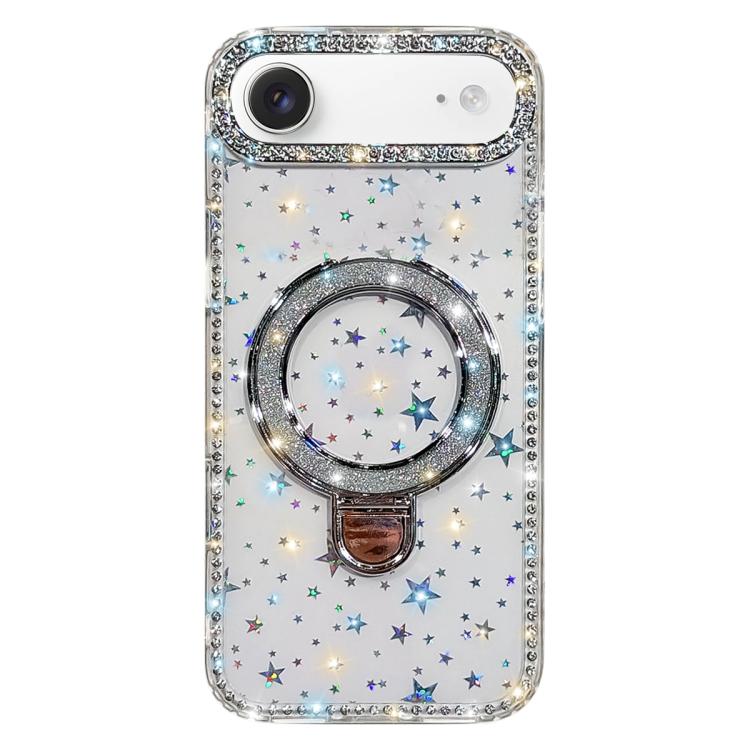 Rhinestone Glitter Kickstand Dual-side IMD Phone Case, For iPhone 17 Pro Max, For iPhone 17 Pro, For iPhone 17, For iPhone Air, For iPhone 16 Pro Max, For iPhone 16 Pro, For iPhone 16 Plus, For iPhone 16