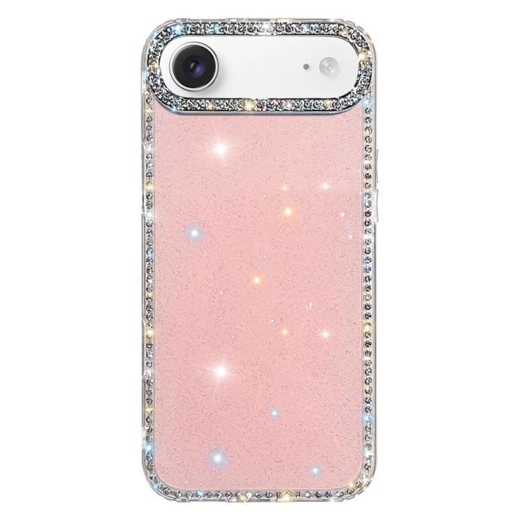Rhinestone Dual-side IMD PC Hybrid TPU Phone Case, For iPhone 17 Pro Max, For iPhone 17 Pro, For iPhone 17, For iPhone Air, For iPhone 16 Pro Max, For iPhone 16 Pro, For iPhone 16 Plus, For iPhone 16