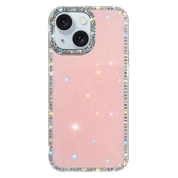 Rhinestone Dual-side IMD PC Hybrid TPU Phone Case, For iPhone 13