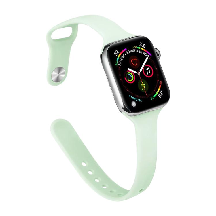 xDfind Small Waist Reverse Buckle Silicone Watch Band, For Apple Watch 38 / 40 / 41 / S11 42mm