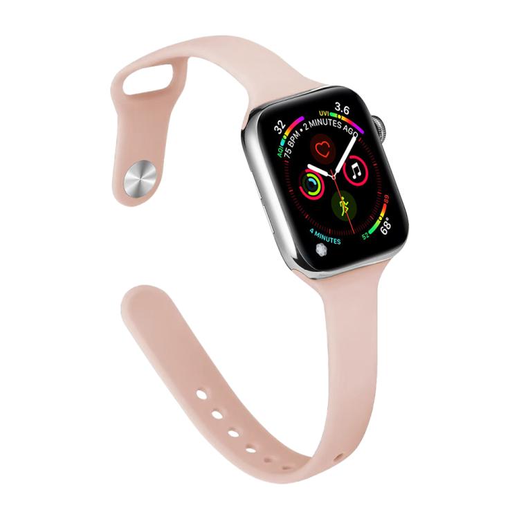 xDfind Small Waist Reverse Buckle Silicone Watch Band, For Apple Watch 38 / 40 / 41 / S11 42mm