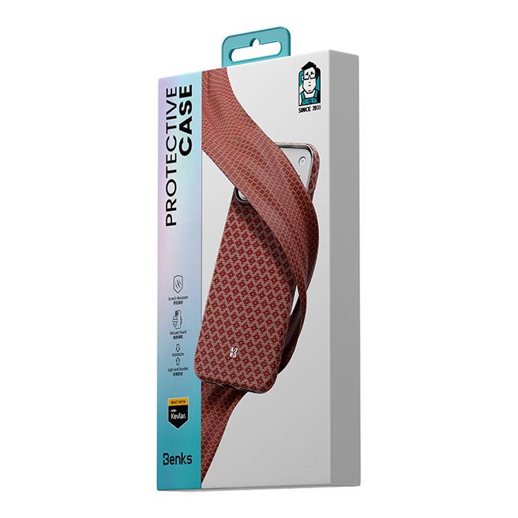 Benks Y3 Kevlar Diamond Pattern Shockproof Magnetic Phone Case, For iPhone 18 Pro / 17 Pro, For iPhone 18 Pro Max / 17 Pro Max