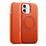 ESEBLE Ultra-thin Card Slot Magnetic Vegan Leather Phone Case, For iPhone 17 Pro Max, For iPhone 17 Pro, For iPhone 17, For iPhone Air
