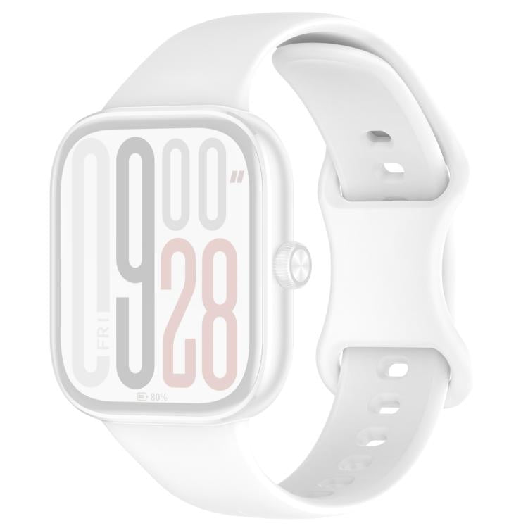 xDfind Solid Color Butterfly Buckle Silicone Watch Band, For Xiaomi Band 10 Pro / 9 Pro / Redmi Watch 6