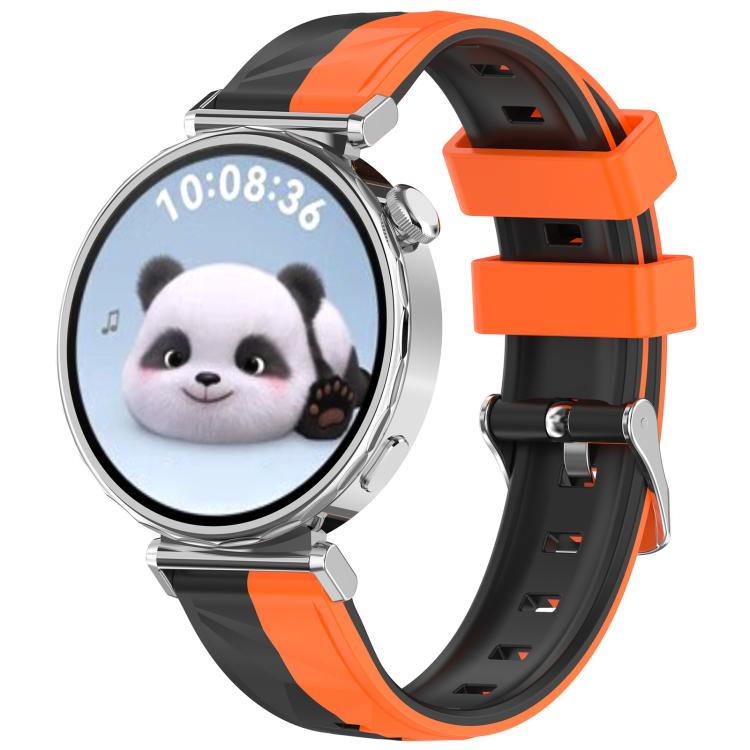 xDfind Ice Crystal Texture Two Color Silicone Watch Band, For Huawei Watch GT 6 / 5 / 4 41mm