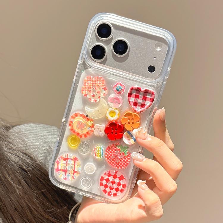 Epoxy Resin 3D Pattern Acrylic Transparent Phone Case, For iPhone 13 Pro Max, For iPhone 13 Pro, For iPhone 13, For iPhone 12, For iPhone 12 Pro Max, For iPhone 12 Pro, For iPhone 11