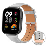 xDfind Rose Gold Buckle Black Shark Fine Grain Vegan Leather Watch Band, For Xiaomi Band 10 Pro / 9 Pro / Redmi Watch 6, For Redmi Watch 3 Active / Watch 3 Lite, For Redmi Watch 3