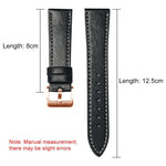 xDfind Rose Gold Buckle Black Shark Fine Grain Vegan Leather Watch Band, For Xiaomi Band 10 Pro / 9 Pro / Redmi Watch 6, For Redmi Watch 3 Active / Watch 3 Lite, For Redmi Watch 3