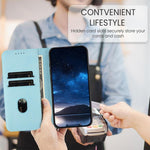 Tulips Butterfly Pattern Magnetic Vegan Leather Phone Case, For iPhone Air, For iPhone 16 Pro Max, For iPhone 16 Pro, For iPhone 16 Plus