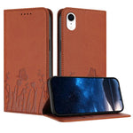 Tulips Butterfly Pattern Magnetic Vegan Leather Phone Case, For iPhone X / XS, For iPhone XS Max, For iPhone XR, For iPhone 8 Plus / 7 Plus
