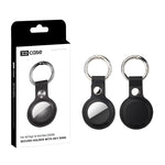 XDcase Vegan Leather Protective Case with Metal Ring, 1PC (Blue), 1PC (Brown), 1PC (Grey), 1PC (Black), 1PC (Red)