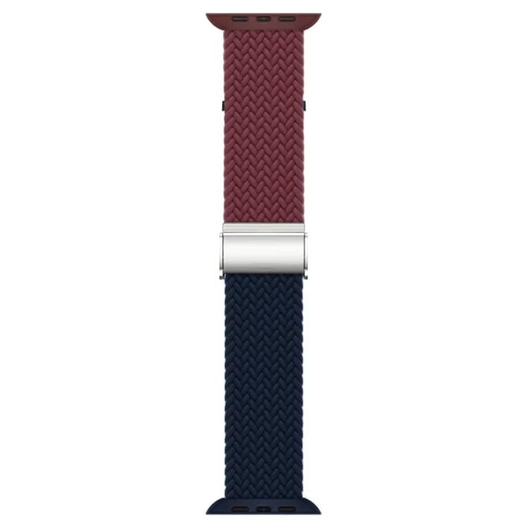 xDfind Buckle-fastening Stitching Braided Nylon Watch Band, For Apple Watch 42 / 44 / 45 / 46 / 49mm, For Apple Watch 38 / 40 / 41 / S10 42mm