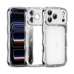 Wave Twisting Star Diamond Shockproof Electroplate TPU Phone Case, For iPhone 17 Pro Max, For iPhone 17 Pro, For iPhone 17, For iPhone 16 Pro Max, For iPhone 16 Pro, For iPhone 16