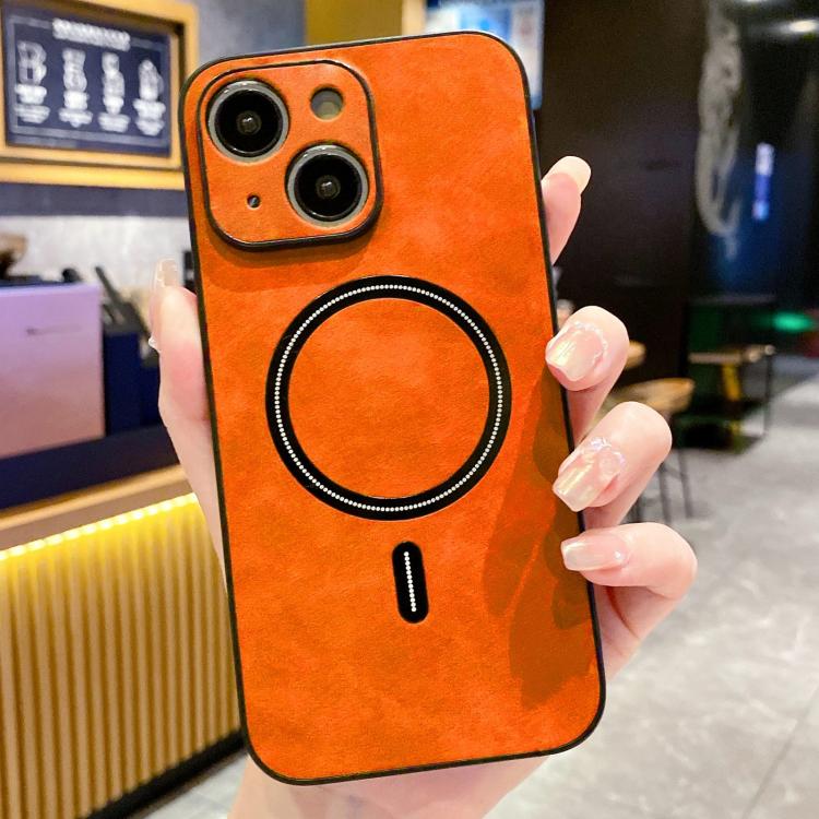 Lambskin Faux Leather Magnetic Phone Case, For iPhone 14 Pro Max, For iPhone 13 Pro Max, For iPhone 13 Pro, For iPhone 13, For iPhone 12, For iPhone 12 Pro Max, For iPhone 12 Pro, For iPhone 11 Pro Max
