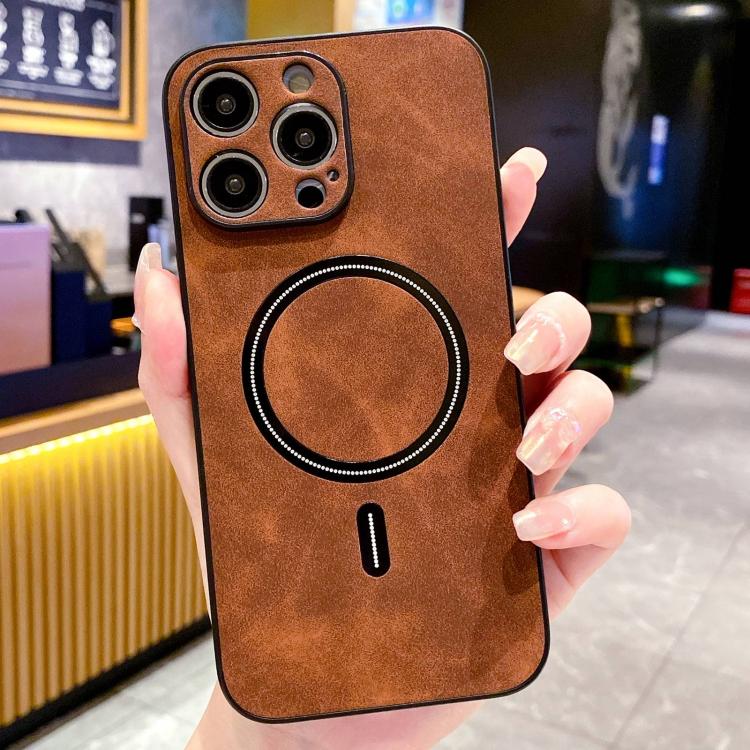 Lambskin Faux Leather Magnetic Phone Case, For iPhone 14 Pro Max, For iPhone 13 Pro Max, For iPhone 13 Pro, For iPhone 13, For iPhone 12, For iPhone 12 Pro Max, For iPhone 12 Pro, For iPhone 11 Pro Max