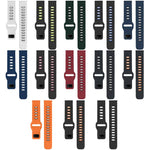 xDfind Flat-head Dual-color Silicone Watch Band, For Fitbit Versa 4 / 3 / Sense2 / 1, For Fitbit Versa 2/Versa/Versa Lite/Blaze