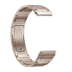xDfind Quick-release Fold-over Clasp Titanium Alloy Watch Band, For Huawei Watch 5 42mm