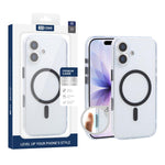 XDcase Frosted Transparent Magnetic Shockproof Phone Case, For iPhone 18 Pro, For iPhone 18 Pro Max, For iPhone 17 Pro Max, For iPhone 17 Pro, For iPhone 17