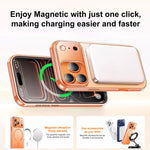XDcase Frosted Transparent Magnetic Shockproof Phone Case, For iPhone 18 Pro, For iPhone 18 Pro Max, For iPhone 17 Pro Max, For iPhone 17 Pro, For iPhone 17