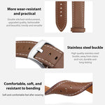 xDfind Flat Head Black Shark Fine Grain Leather Watch Band, For Google Pixel Watch 4 / 3 45mm, For Google Pixel Watch 4 / 3 / 2 / 1 41mm