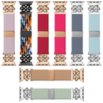 xDfind Chinese Knot Nylon Rainbow Braided Magnetic Buckle Watch Band, For Apple Watch 42 / 44 / 45 / 46 / 49mm, For Apple Watch 38 / 40 / 41 / S11 42mm