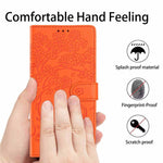 Tree Cat Embossed Flip Vegan Leather Phone Case, For iPhone 16 Pro, For iPhone 16 Plus, For iPhone 16, For iPhone 15 Pro Max, For iPhone 15 Pro, For iPhone 15 Plus