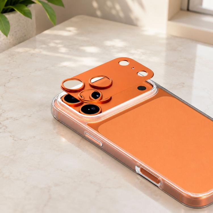 XDcase 5pcs Titanium Alloy Hollow Camera Lens Protector, For iPhone 17 Pro Max, For iPhone 17 Pro