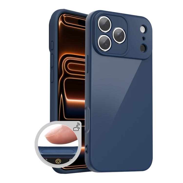 XDcase AI Button Integrated Full Coverage Imitation Silicone Phone Case, For iPhone 17 Pro Max, For iPhone 17 Pro