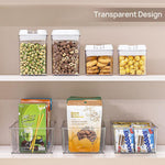 Four-Compartment Desktop Organizer Storage Box Removable Dividers Clear Storage Box