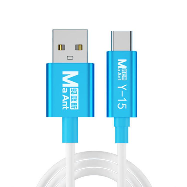 MaAnt Y-15 USB to Type-C Charging Restore Data Transmission Cable for iPhone / iPad, MaAnt Y-15