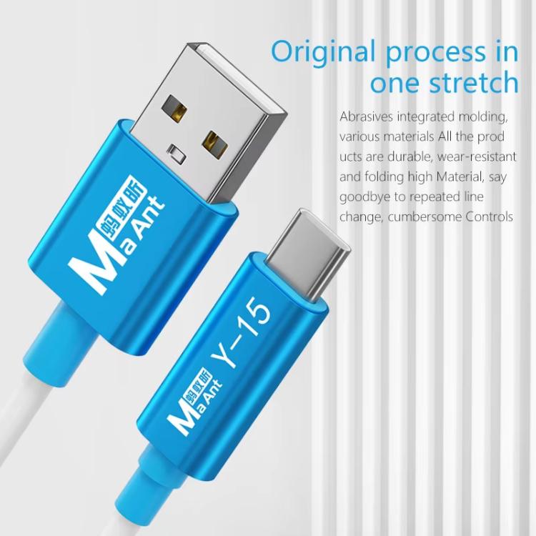 MaAnt Y-15 USB to Type-C Charging Restore Data Transmission Cable for iPhone / iPad, MaAnt Y-15
