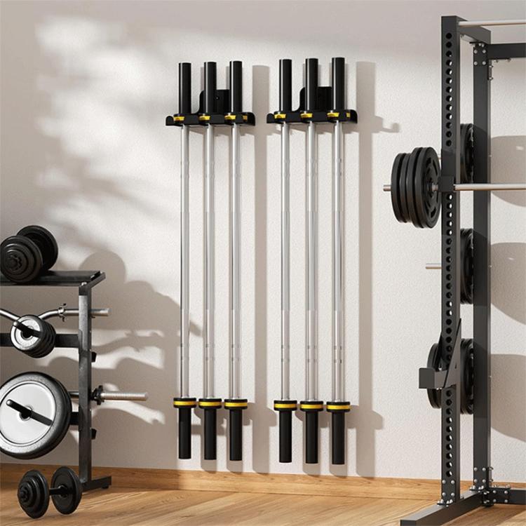 Heavy Duty Barbell Wall Mounted Stand Fitness Equipment Storage Rack for Garage Gym, FS-23195