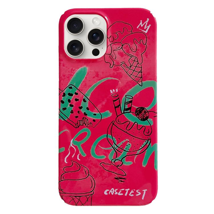Painted Pattern PC Phone Case, For iPhone 18 Pro Max / 17 Pro Max