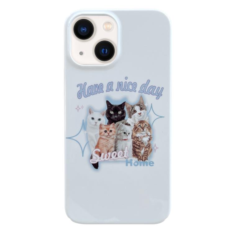 Painted Pattern PC Phone Case, For iPhone 16 Plus