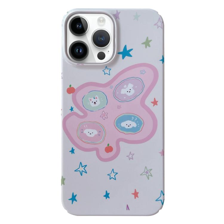 Painted Pattern PC Phone Case, For iPhone 16 Pro