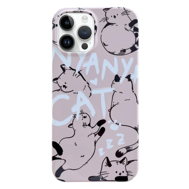 Painted Pattern PC Phone Case, For iPhone 16 Pro Max
