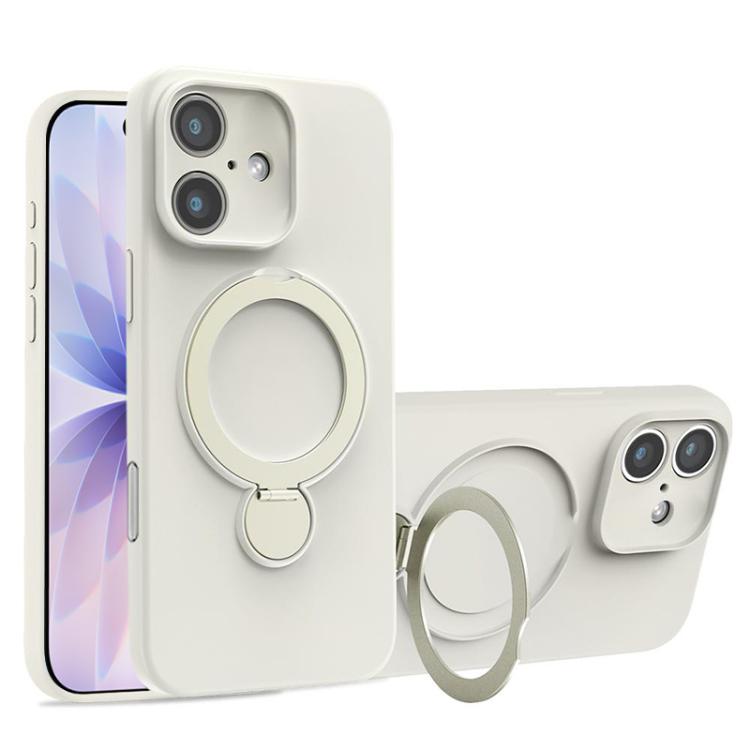 Liquid Silicone MagSafe Holder Phone Case, For iPhone 17 Pro Max, For iPhone 17 Pro, For iPhone 17, For iPhone Air