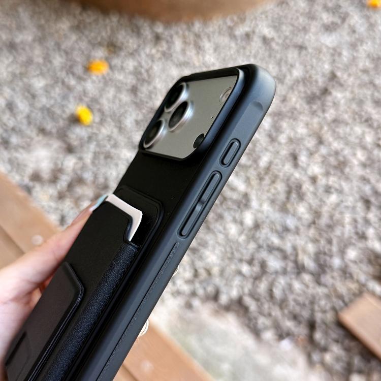 Square Folding Card Bag Holder Phone Case, For iPhone 17 Pro Max, For iPhone 17 Pro, For iPhone 17, For iPhone Air, For iPhone 16 Pro Max, For iPhone 16 Pro