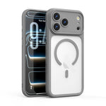 Precision Hole PC Transparent Shockproof Magnetic Phone Case, For iPhone 17 Pro Max, For iPhone 17 Pro
