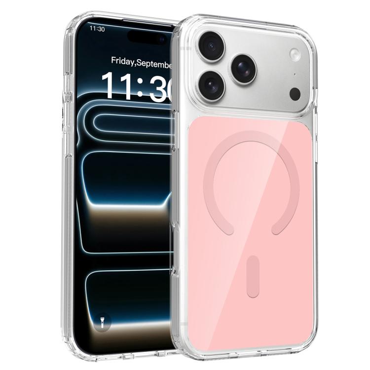 Colorful Hard PC Hybrid Soft TPU Magnetic Phone Case, For iPhone 17 Pro Max, For iPhone 17 Pro, For iPhone 17
