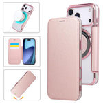 Ultra-thin Magnetic Plating Vegan Leather Phone Case, For iPhone 17 Pro Max, For iPhone 17 Pro, For iPhone 17, For iPhone Air, For iPhone 16e, For iPhone 16 Pro Max