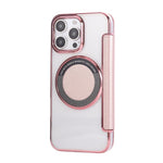 Ultra-thin Magnetic Plating Vegan Leather Phone Case, For iPhone 16 Pro, For iPhone 16 Plus, For iPhone 16, For iPhone 15 Pro Max, For iPhone 15 Pro, For iPhone 15 Plus / 14 Plus