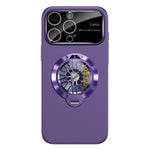Glaze PC Camera Window Gyro Kickstand Magnetic Phone Case, For iPhone 16 Plus, For iPhone 16, For iPhone 15 Pro Max, For iPhone 15 Pro, For iPhone 15 Plus, For iPhone 15