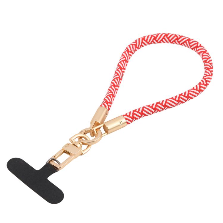 Gold-Tone Buckle Short Phone Lanyard Wrist Strap