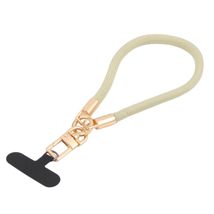 Gold-Tone Buckle Short Phone Lanyard Wrist Strap