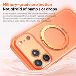 Vegan Leather Magnetic Phone Case with 360 Degrees Rotating Stand, For iPhone 17 Pro Max, For iPhone 17 Pro, For iPhone 17