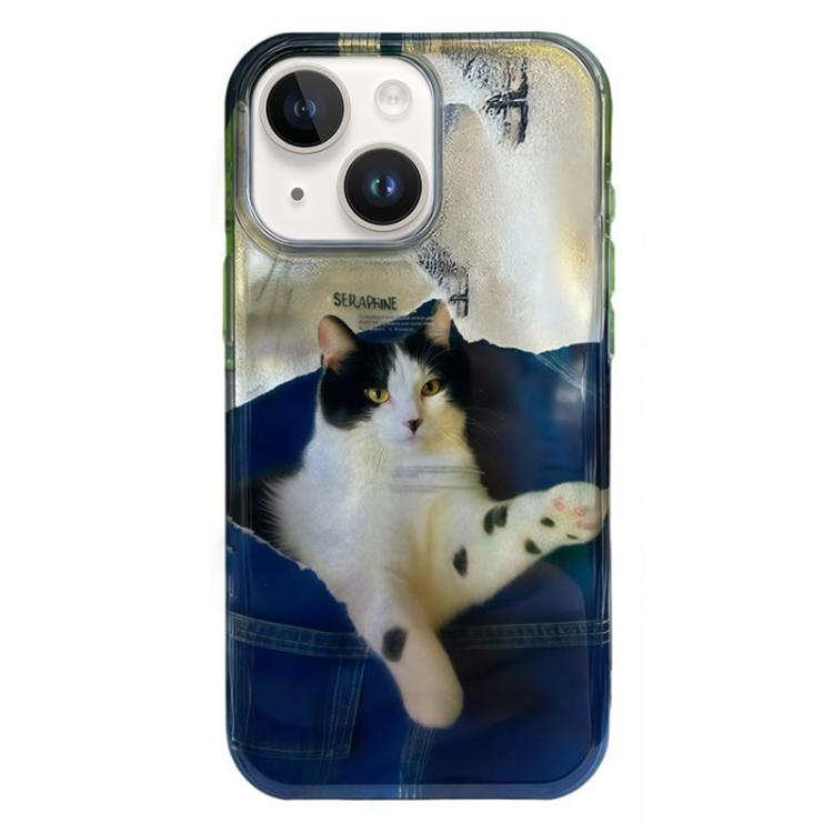 Rounded Edge IMD Pattern TPU Phone Case, For iPhone 15 Pro Max, For iPhone 15 Pro, For iPhone 15