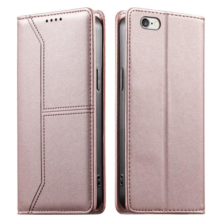 Stitched Line Magnetic RFID Vegan Leather Phone Case, For iPhone X / XS, For iPhone XR, For iPhone XS Max, For iPhone 8 Plus / 7 Plus